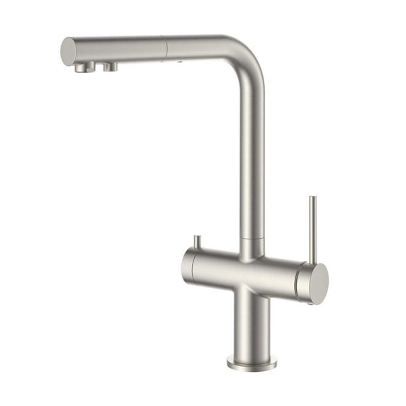 Kibi Circular 2-in-1 Water Filter Kitchen Pull Out Faucet
