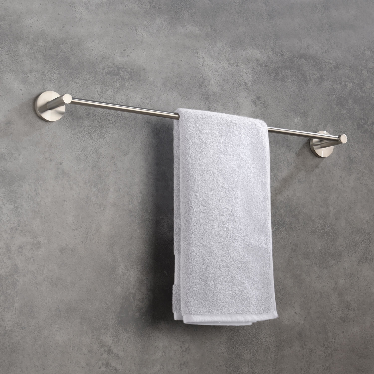 Brushed Nickel 24'' Wall Mounted Towel Bar