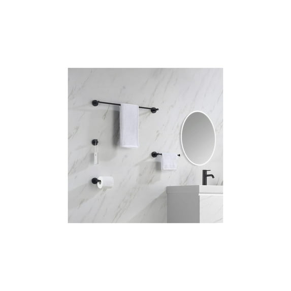 Kibi Circular 5 Piece Bathroom Hardware Set