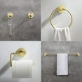 thumbnail image 1 of Kibi Circular 5-Piece Bathroom Hardware Set, 1 of 2
