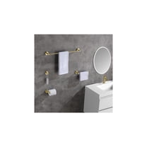 Kibi Circular 5 Piece Bathroom Hardware Set