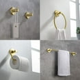 thumbnail image 1 of Kibi Circular 5-Piece Bathroom Hardware Set, 1 of 2