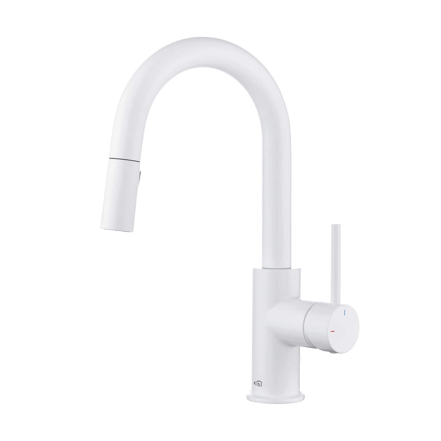 Kibi Circular Single Handle Pull Down Kitchen & Bar Sink Faucet