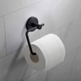 thumbnail image 1 of Kibi Circular Toilet Paper Holder - Matte Black, 1 of 2