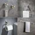 thumbnail image 1 of Kibi Cube 5-Piece Bathroom Hardware Set, 1 of 2