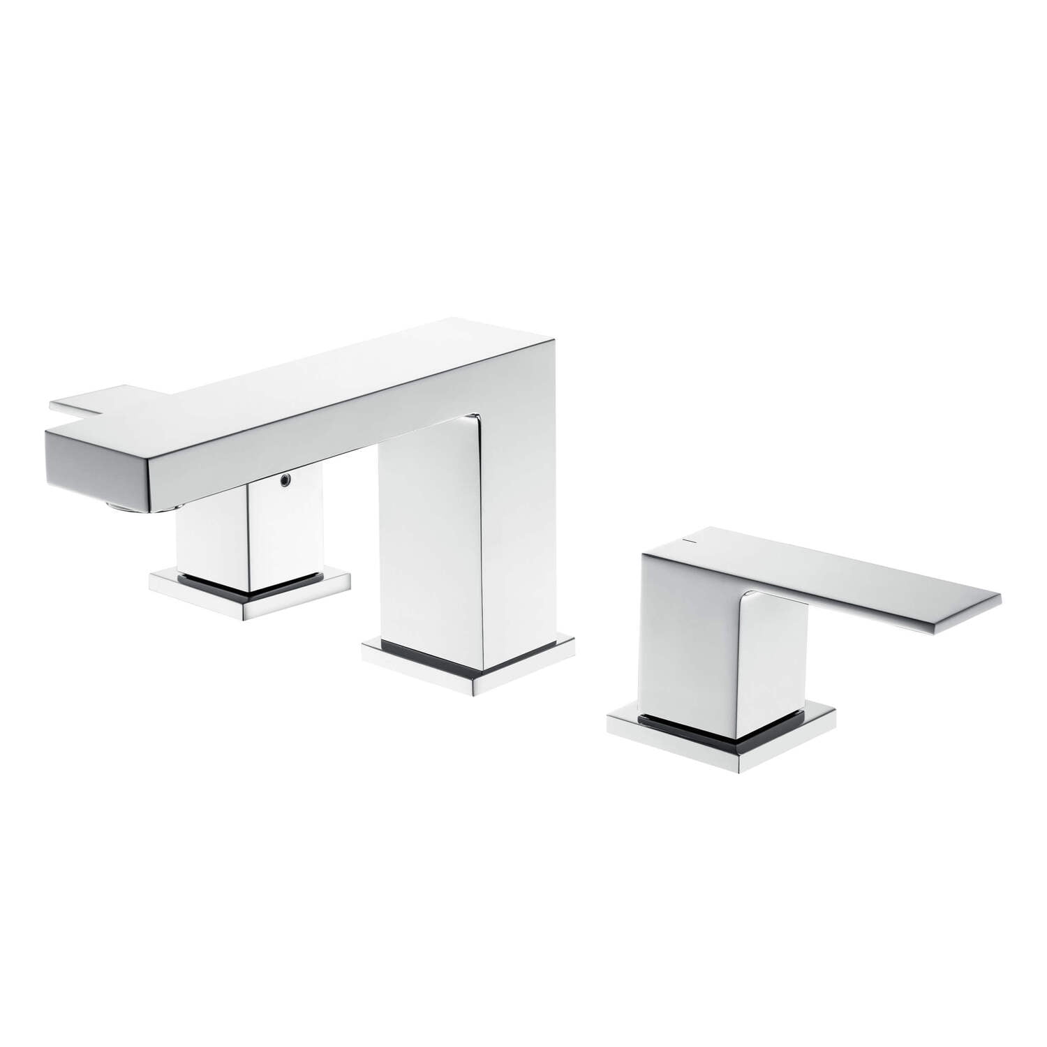 Kibi Cube 8" Bathroom Sink Widespread Faucet with Drain Assembly