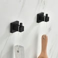 thumbnail image 1 of Kibi Cube Bathroom Towel & Robe Hook 2 Count, 1 of 2