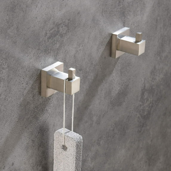 Kibi Cube Bathroom Towel & Robe Hook 3 Count