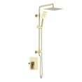 thumbnail image 1 of Kibi Cube Pressure Balanced 2-Function Shower Column with Rough In Valve, 1 of 3