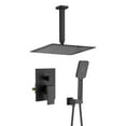 thumbnail image 1 of Kibi Cube Pressure Balanced Ceiling Mounted 2-Function Shower System with Rough In Valve, 1 of 3