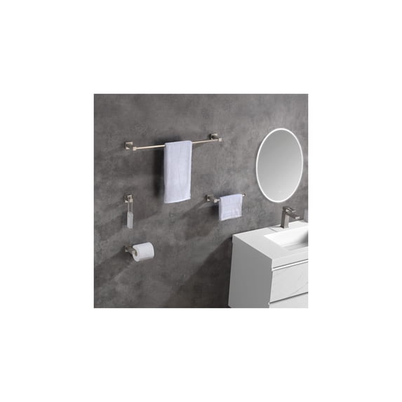 Kibi Cubic 5 - Piece Bathroom Hardware Set