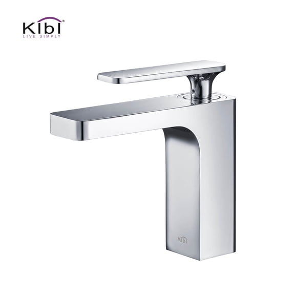 Kibi Infinity Single Handle Bathroom Vanity Sink Faucet