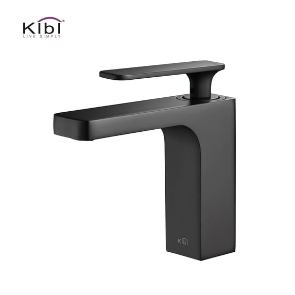 Kibi Infinity Single Handle Bathroom Vanity Sink Faucet