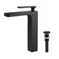 thumbnail image 1 of Kibi Infinity Single Handle Bathroom Vessel Sink Faucet with Pop Up Drain, 1 of 5
