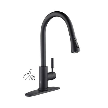 Kibi Single Handle Pull Down Kitchen Faucet With Touch Sensor
