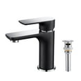 thumbnail image 1 of Kibi Tender Single Handle Bathroom Vanity Sink Faucet with Pop Up Drain, 1 of 3