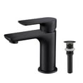 thumbnail image 1 of Kibi Tender Single Handle Bathroom Vanity Sink Faucet with Pop Up Drain, 1 of 3