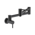 thumbnail image 1 of Kibi USA Circular Kitchen Pot Filler Matte Black, 1 of 5