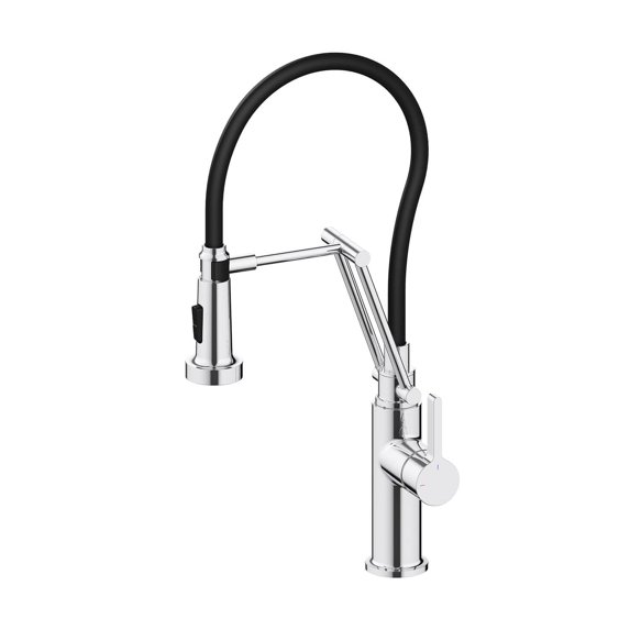 Kibi Engel Single Handle Pull Down Kitchen Faucet
