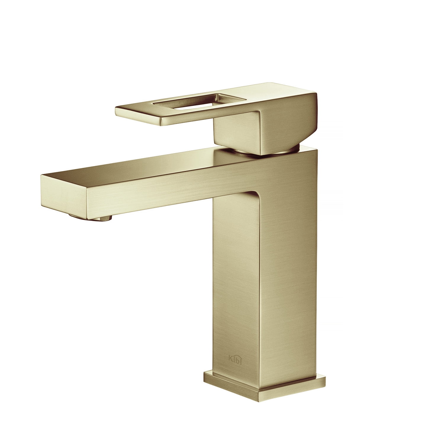 Kibi Cubic Single Handle Bathroom Vanity Sink Faucet