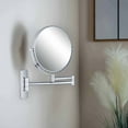 thumbnail image 1 of Kibi Wall Mount Magnifying Make Up Mirror - Chrome, 1 of 2