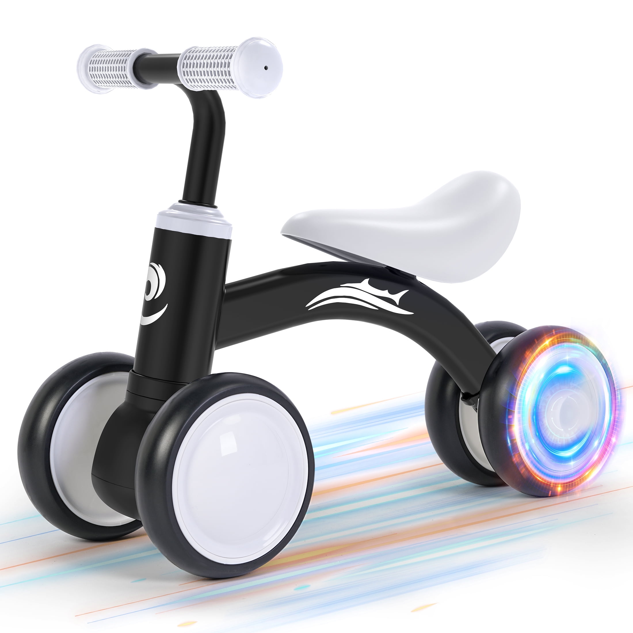 Glide Bikes Mini Glider 12 Au Kids Balance Bike with Pedals Brakes Air Tires Ages 2 5 Black Walmart