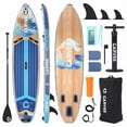 thumbnail image 1 of Kicctian 11ft Inflatable Stand Up Paddle Board 6'' Thick with Paddle, Carry Bag  & Fast Pumping for Youth and Adults, 1 of 7