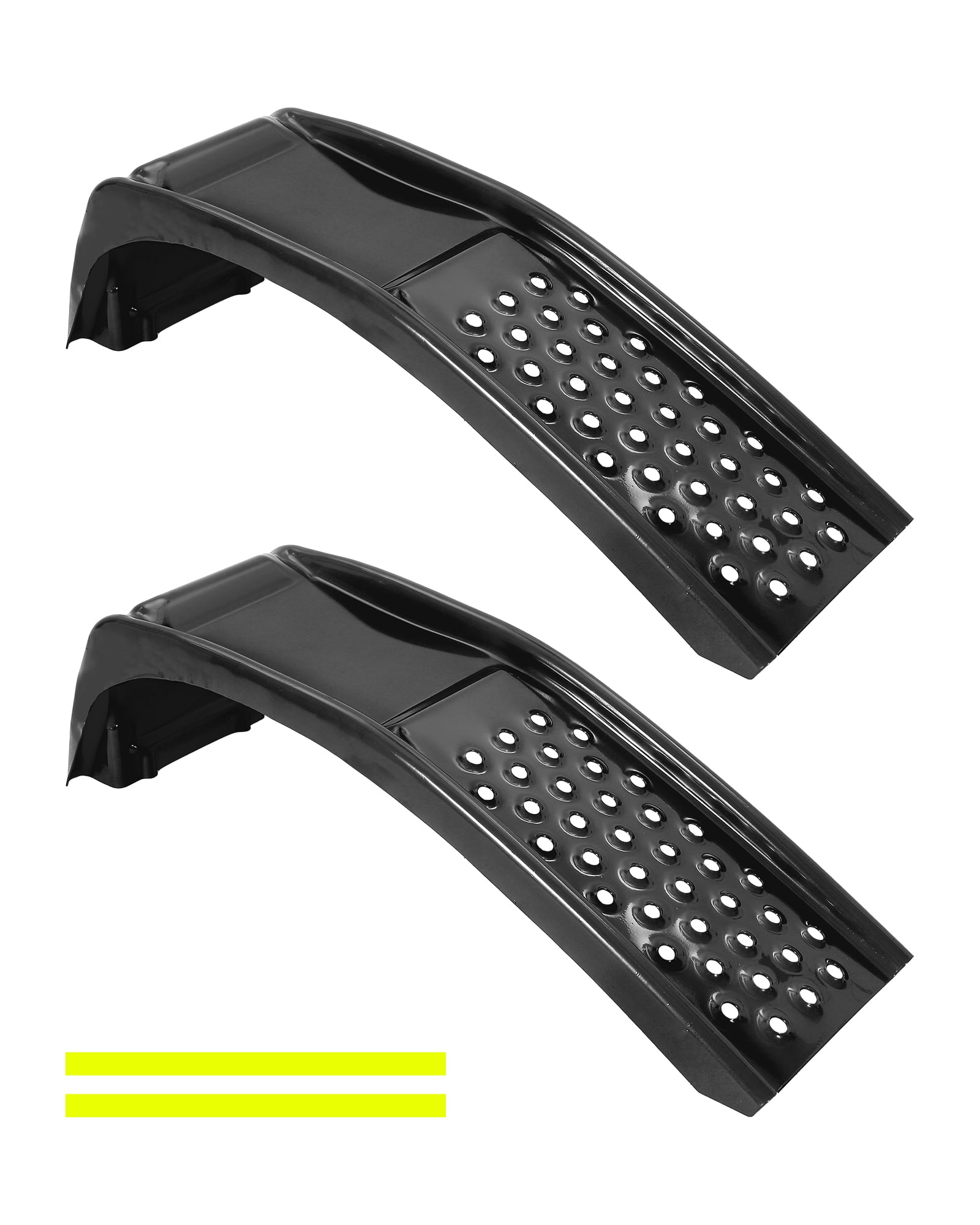 Kicctian 2-Pack Heavy Duty 8 Inch Steel Car Ramps for Trucks, SUVs, 8000 lbs Capacity, Perfect for Oil Changes, Vehicle Maintenance, Car Repairs, Black