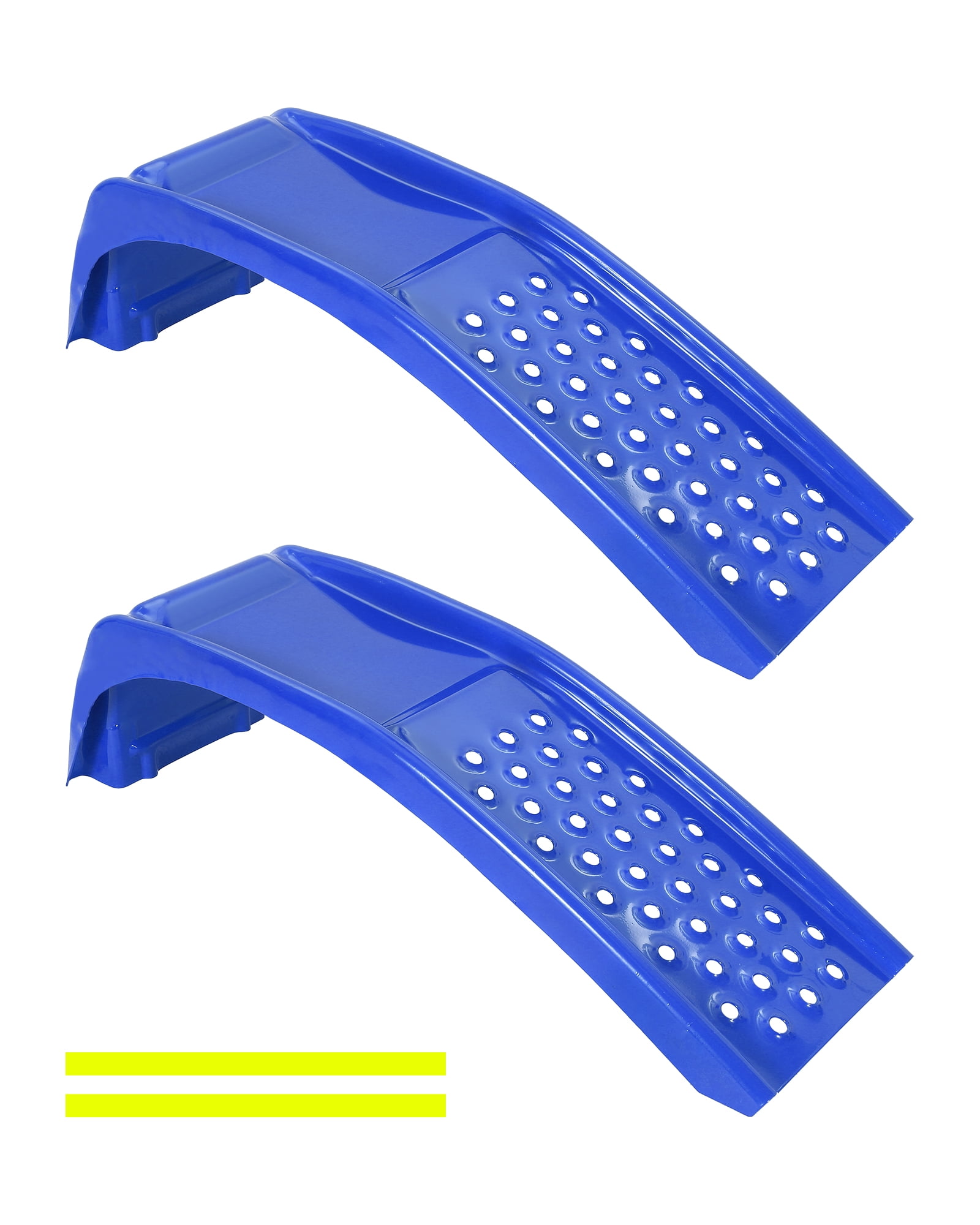 Kicctian 2-Pack Heavy Duty 8 Inch Steel Car Ramps for Trucks, SUVs, 8000 lbs Capacity, Perfect for Oil Changes, Vehicle Maintenance, Car Repairs, Blue