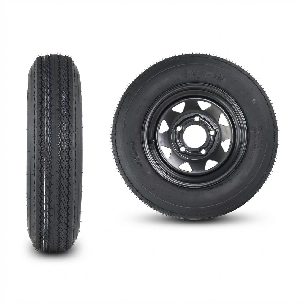 Kicctian 4.80-12 Trailer Tires with 12