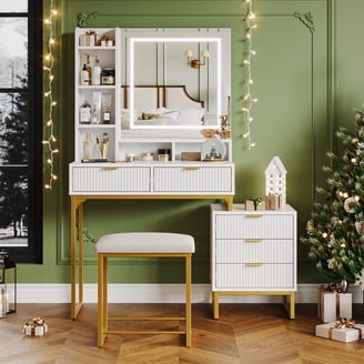 Makeup Vanities | Gold - Walmart.com