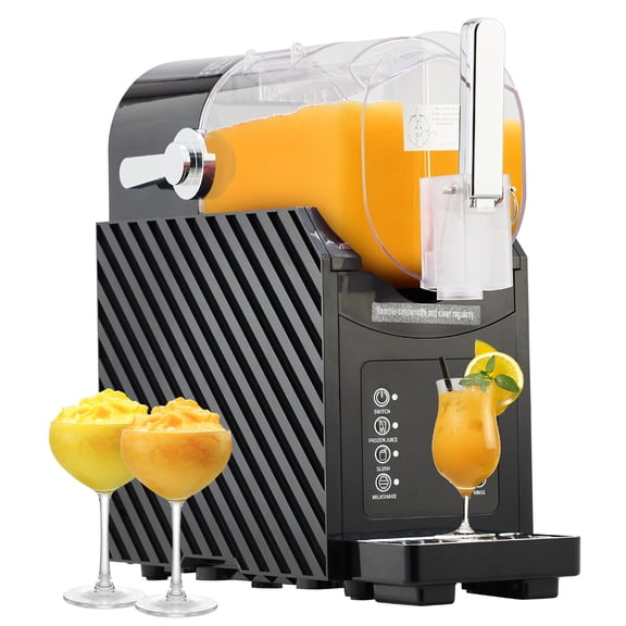 Kicctian 84oz (2.5L) Frozen Drink & Slushie Maker, 3 Preset Modes with Auto-Clean & LED Display, One-Touch Dispensing, Perfect for Frappe, Milkshakes, Margaritas, Smoothies, Home Party Use