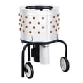 thumbnail image 1 of Kicctian Chicken Plucker Machine, 20" Stainless Steel Drum, 106 Soft Fingers & 2 Large Wheels, Electric Poultry Defeathering Equipment, Black, 1 of 7