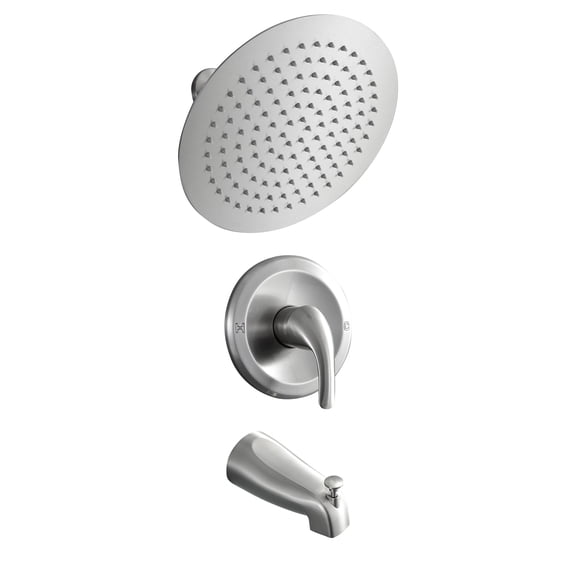 Kichae 10 inch Shower Head Rain Mixer Shower System Wall Mounted Shower Faucet Set