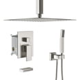 thumbnail image 1 of Kichae 12" Ceiling Mounted Rain Shower Faucet System with Tub  Spout, 1 of 5