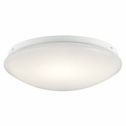 Kichler 10760WHLED 14 White Acrylic LED Flush Mount in White