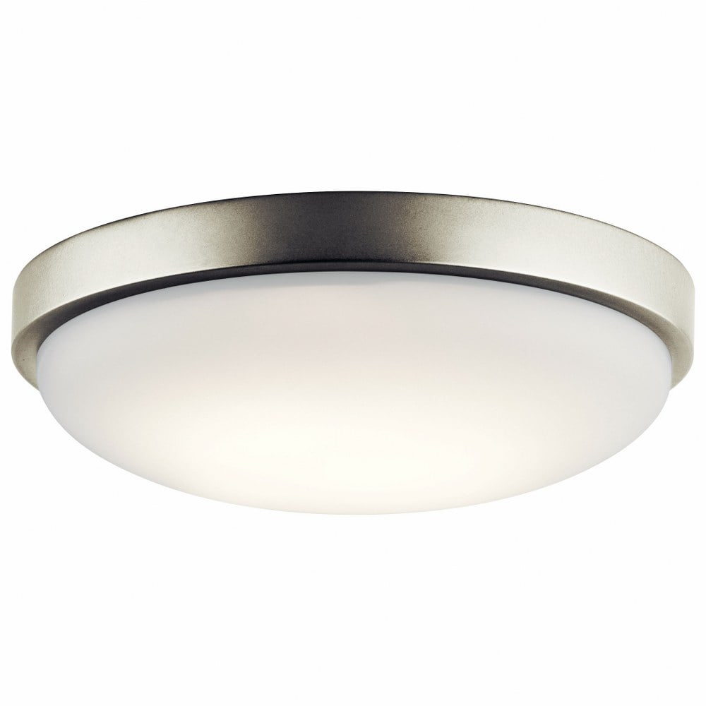 Brushed Nickel 11.5" LED Flush Mount Ceiling Light