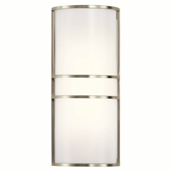 1 Light Wall Sconce With Transitional Inspirations 16 Inches Tall By 7 Inches Wide-Brushed Nickel Finish Kichler Lighting 11315Niled
