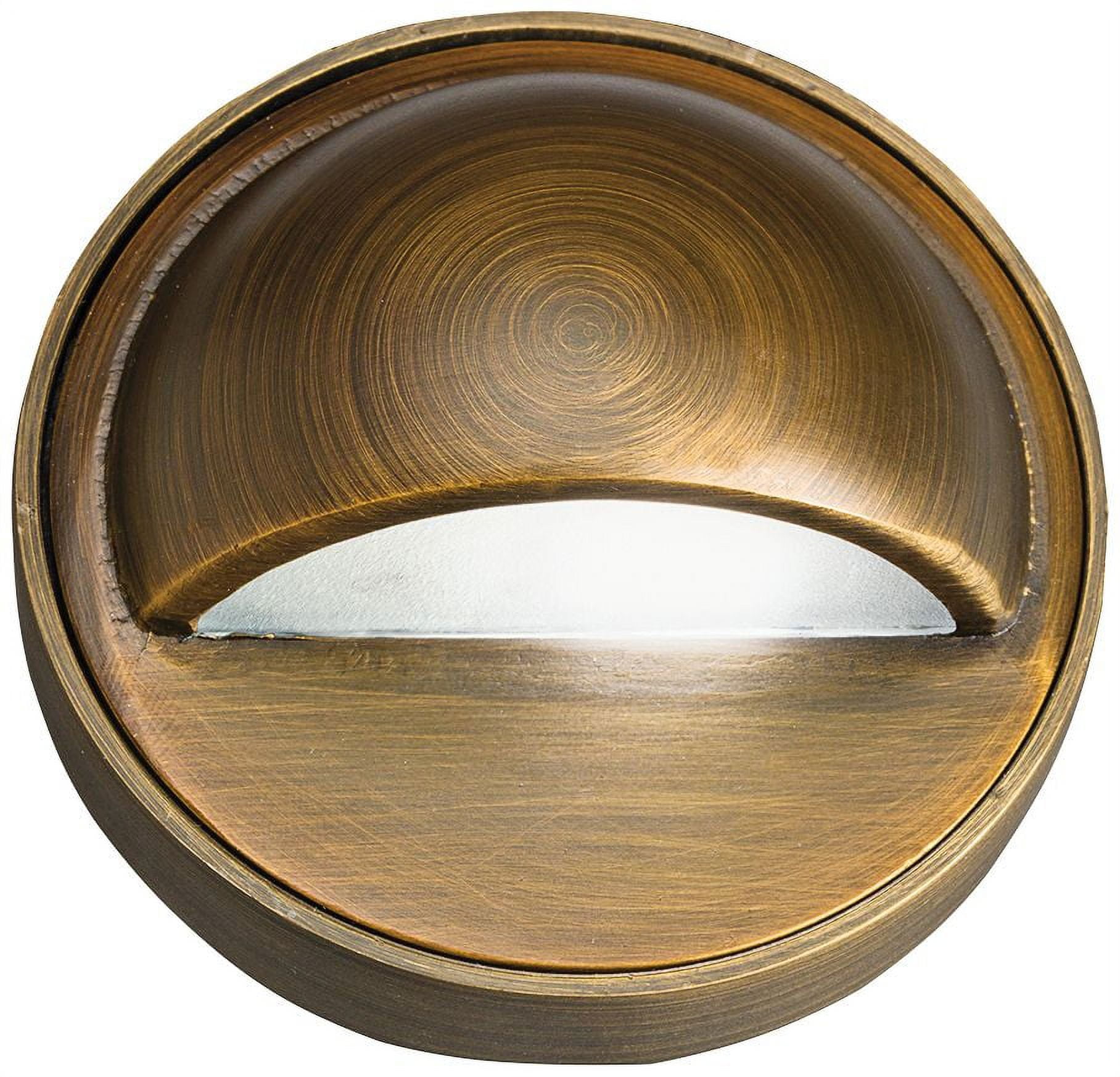 Centennial Brass Low Voltage Deck Light with Antique Finish