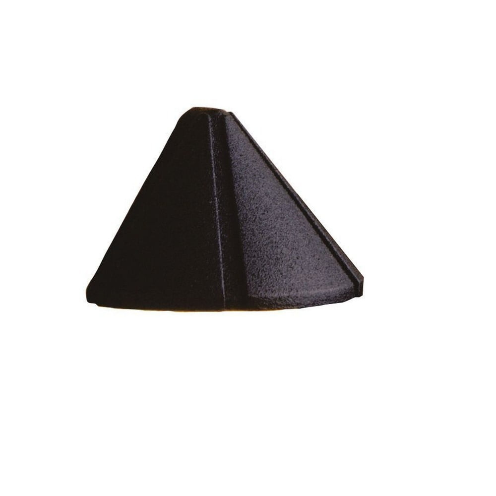 Black Cast Aluminum LED Deck and Step Light
