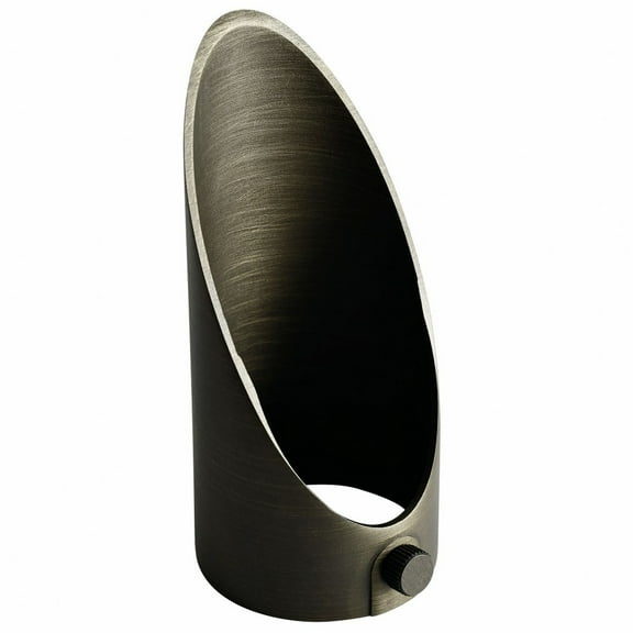 Kichler 16067 2" Wide Landscape Accent Light Cowl Accessory - Brass