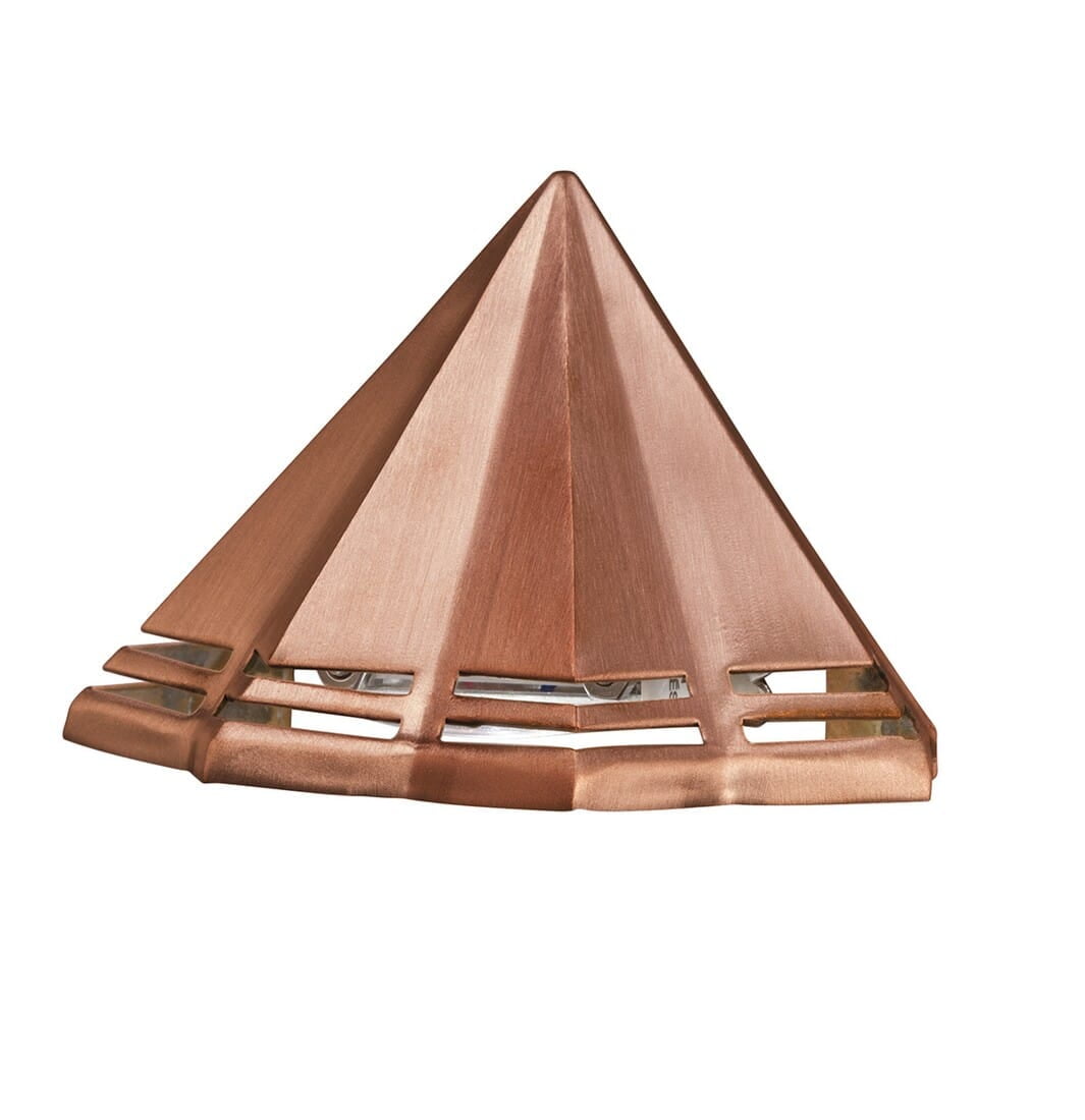 Kichler 16110CO27 12V LED Deck Light - Copper Finish Landscape Lighting
