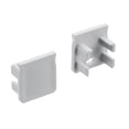 thumbnail image 1 of Kichler 1TEE1DWSFSSIL Te Standard Series Deep Well Surface-Mount Channel End Caps, Pack Of, 1 of 1