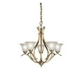 thumbnail image 1 of Kichler 2020AB Dover 5 Light Chandelier in Antique Brass, 1 of 5
