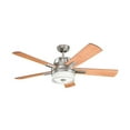 thumbnail image 1 of 300024AP-Kichler Lighting-Lacey II - Ceiling Fan with Light Kit - with Transitional inspirations - 16.75 inches tall by 52 inches wide   Antique, 1 of 6