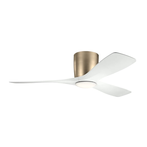 Kichler 300032 Volos 48" 3 Blade Indoor Led Hugger Ceiling Fan - Bronze
