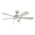 thumbnail image 1 of Kichler 300173NI 52 in. Starkk Ceiling Fan, Brushed Nickel, 1 of 2