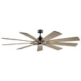 thumbnail image 1 of Kichler 300285AVI7 Gentry XL Rustic 85" Ceiling Fan With Light In Anvil Iron, 1 of 4