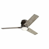 300352OZ Kichler Lighting Chiara - Ceiling Fan with Light Kit - with Utilitarian inspirations - 10.5 inches tall by 52 inches wide-Olde Bronze Finish