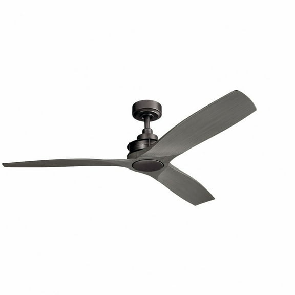 Kichler 300356 Ried 56" 3 Blade Indoor / Outdoor Ceiling Fan - Anvil Iron